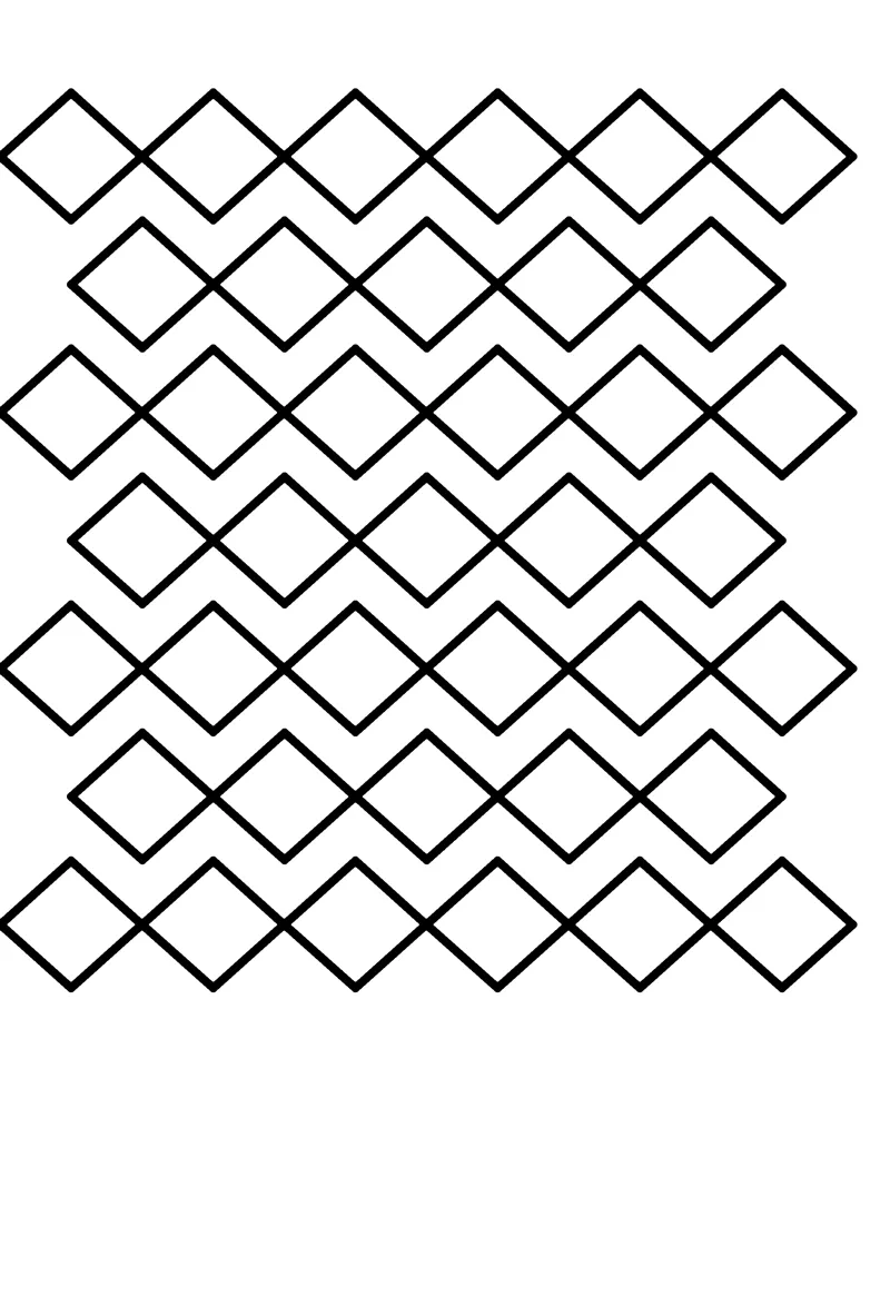 Diamond Grid coloring page preview