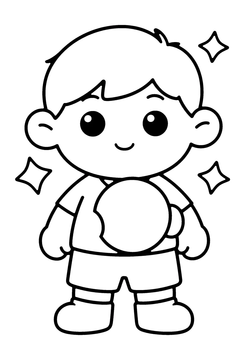 Big Brother coloring page preview