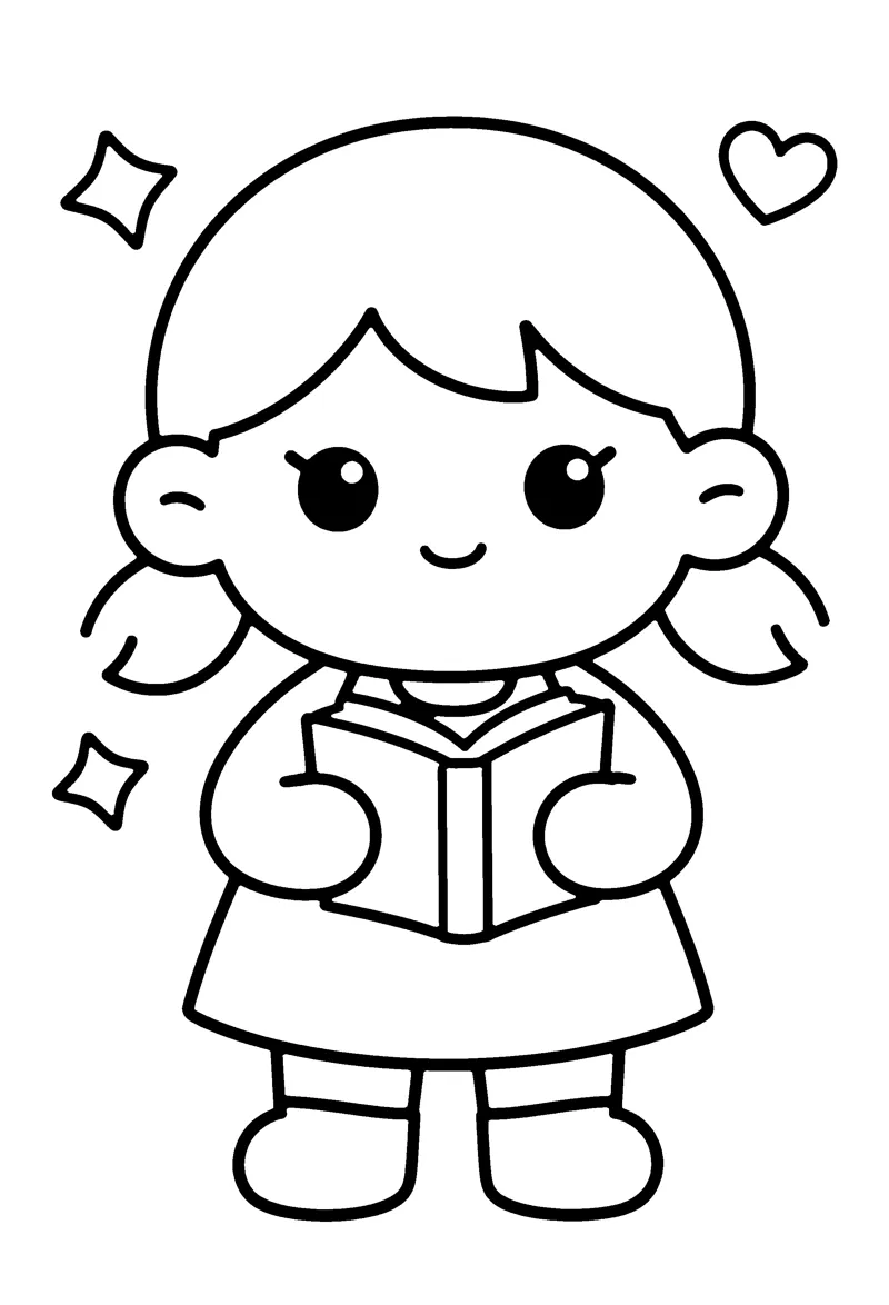 Big Sister coloring page preview